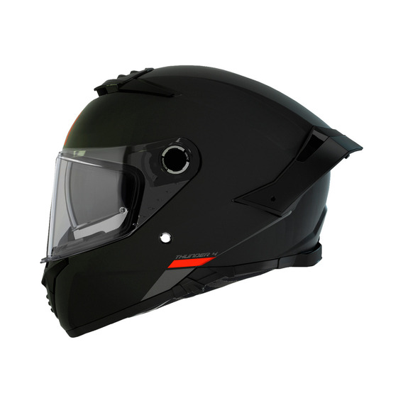 Casco para moto clásico MT Helmets Thunder 4 SV  negro mate talle L 