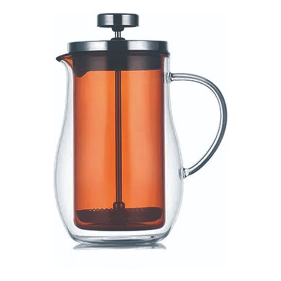 Cafetera Prensa Francesa Doble Pared Embolo 600ml