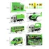 Caminhão De Lixo B Kids Playset 4t1b Modelo De Carro De
