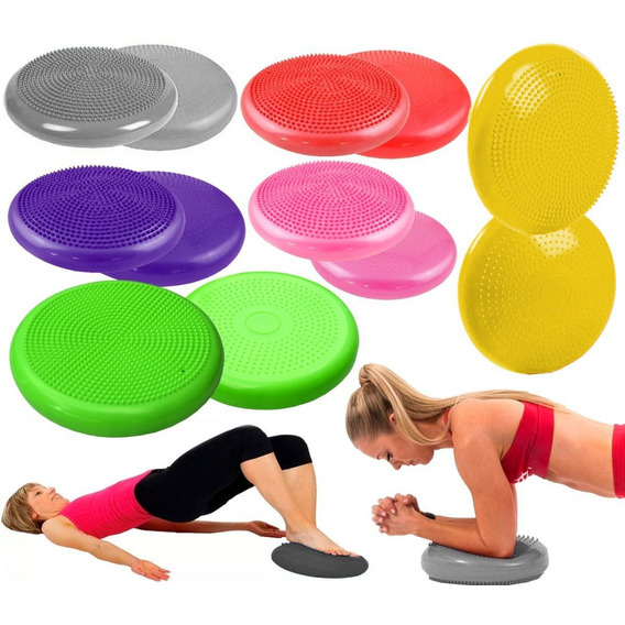 Disco Equilibrio Inflable Mini Bosu De Balance Equilibrio