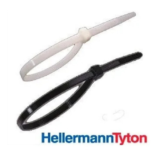 Precintos Plasticos Hellermann Tyton 150x3.6mm 100 Unidades Color Negro