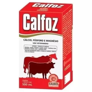 Calfoz - 500ml/ Cálcio, Fósforo, Bovinos E Equinos 