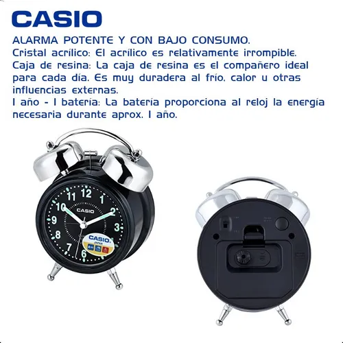Reloj despertador online digital casio