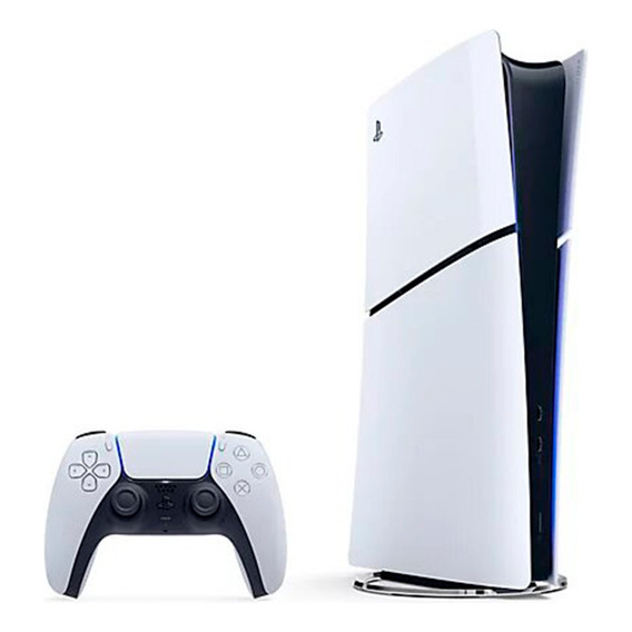 Sony Playstation 5 Slim 1tb Digital Color Blanco +1 Joystick
