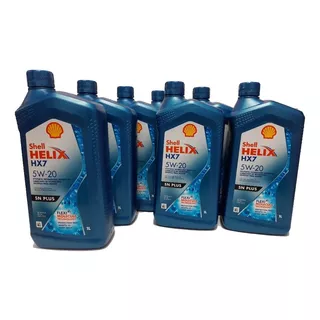 Aceite 5w20 Sintético Shell Helix Hx7 Importado. 7 Lts