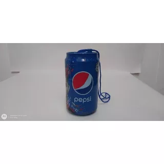 Corneta De Plástico De Pepsi Azul Con Foto De Uribe 