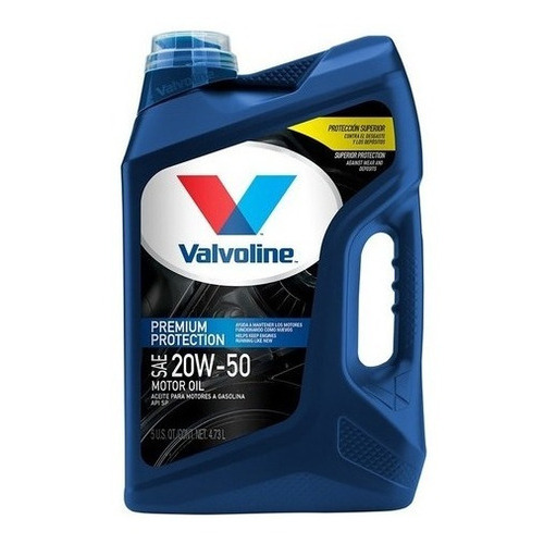 Aceite Valvoline Premium Protection 20w50 5 Litros Check Oil