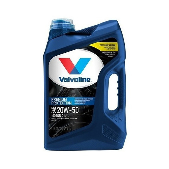 Aceite Valvoline Premium Protection 20w50 5 Litros Check Oil