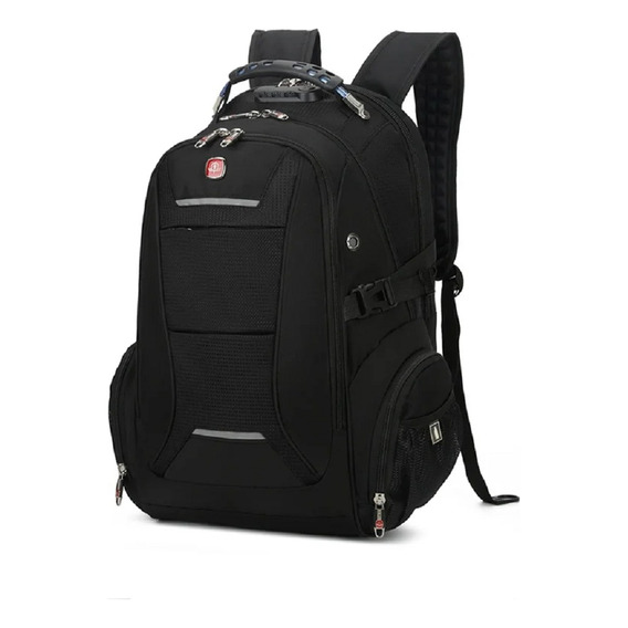 Mochila Antirrobo Sherpa Wxl 40 L Candado Laptop 17 Pulgadas