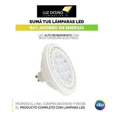 Aplique Alba 4 Luces Blanco Apto Led Ar111 Moderno Cie