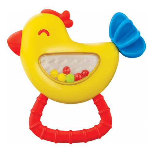 Sonajero Pollito Birdy Winfun 0240-ni Color Amarillo