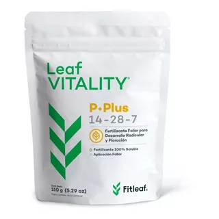 Fertilizante Foliar Leaf Vitality P Plus 14-28-7 De 150g