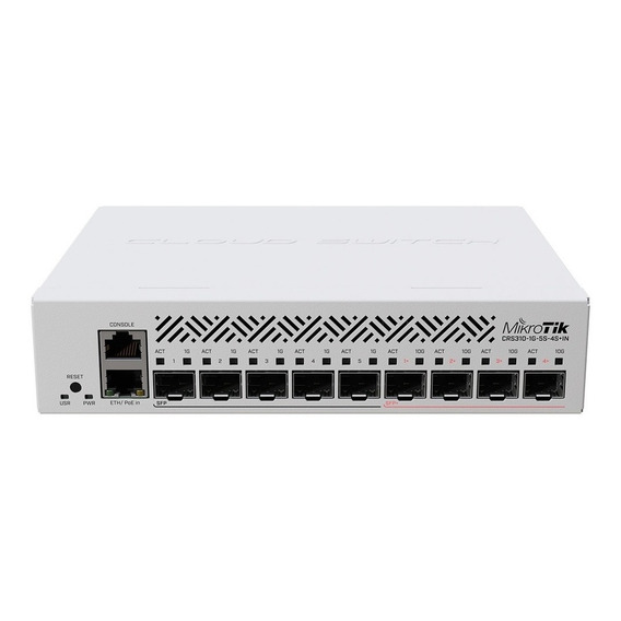 Crs310-1g-5s-4s+in, Router Switch Cpu 800mhz, Ram 256mb