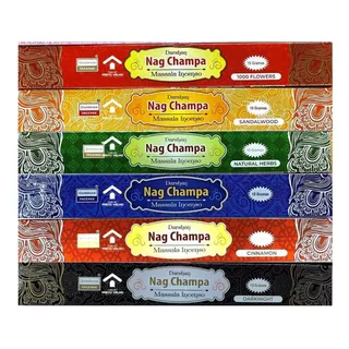 Kit Incenso Massala Nag Champa Darshan 06 Cx