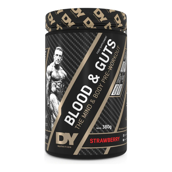 Blood & Guts Pre Workout 40 Serv, Pre Entreno Dy Nutrition 