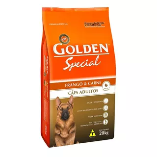 Alimento Golden Premium Especial Special Para Cão Adulto Sabor Frango E Carne Em Sacola De 20kg