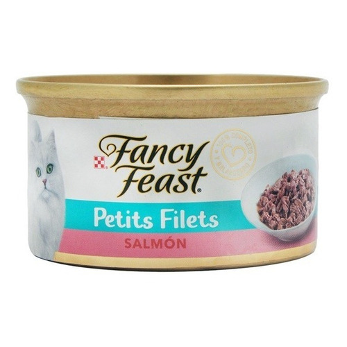 8 X Fancy Feast Petit Filetes Salmon 85 Gr / Catdogshop