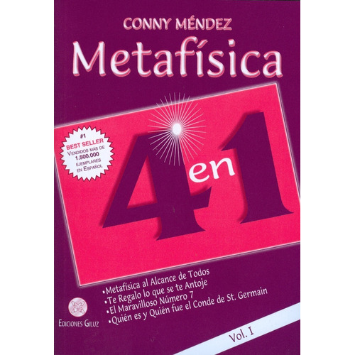 METAFÍSICA 4 EN 1 VOL 1 -, de MENDEZ CONNY. Editorial Continente, tapa blanda en español, 1977