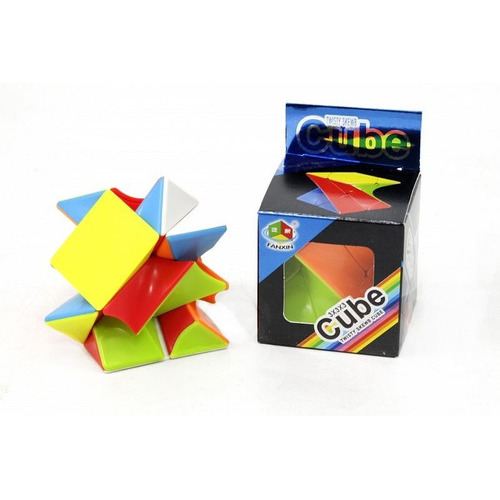 Cubo Magico Rubick 3x3x3 Cube Twisty Skewb Fanxin Stickerles Color De La Estructura Color