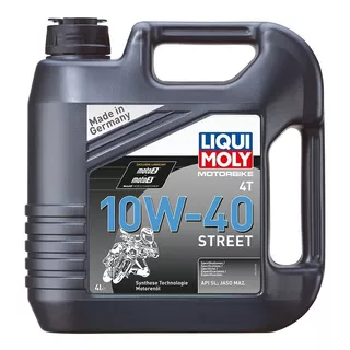 Aceite Liquimoly 10w-40 4t Para Moto Sintético 4 Litros