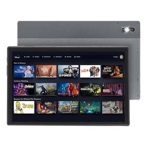 Tablet 10 Pulgadas T-go Tb1001-2r 64gb 2gb Memoria Ram Android 13 Doble Vidrio Quad Core Niños Adultos Dark Grey