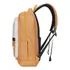 Mochila Impermeable Liceal Estudiante Aoking Xn4021 Color Amarillo Diseño De La Tela Combinada