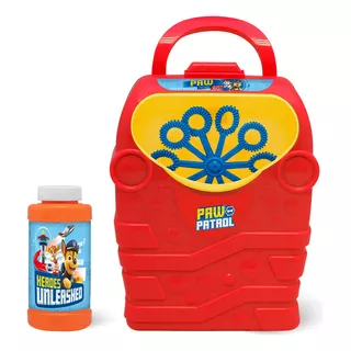 Máquina De Burbujas Paw Patrol Color Rojo