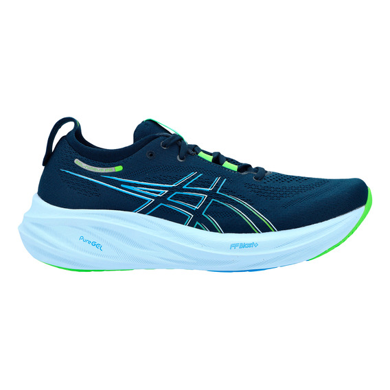 Tenis Asics Correr Gel-nimbus 26 Hombre Azul