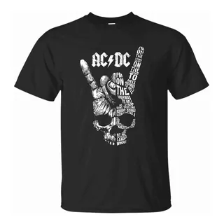 Playera Ac/dc Skull