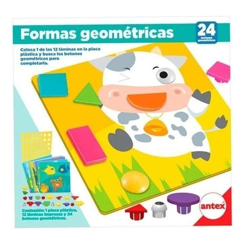 Antex Formas Geométricas Juego Didáctico 12 Laminas Manias