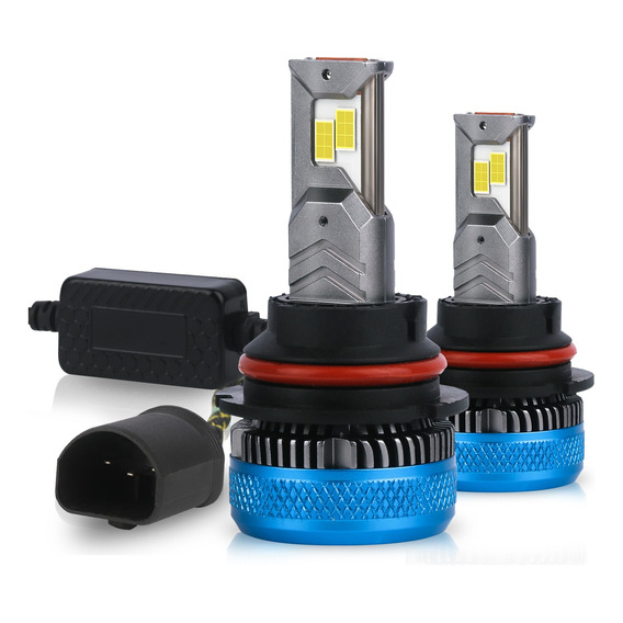 H4 H13 9007 Auto Kit Focos De Led 60000lm Alta Y Baja Canbus