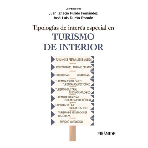 Tipologias De Interes Especial En Turismo De Interior, De Pulido Fernandez, Juan Ignacio. Editorial Ediciones Pirámide, Tapa Blanda En Español