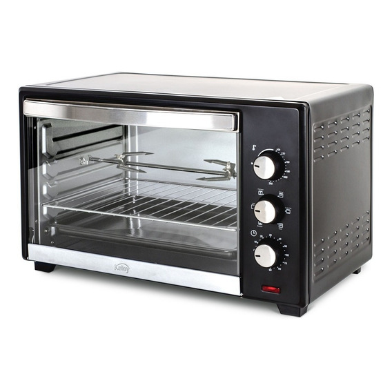 Horno de mesa eléctrico Kalley K-MHE46N 46L negro 120V