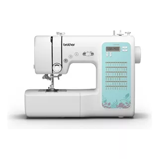 Máquina De Coser Recta Brother Cs6000xl Portable Blanca Y Celeste 110v/220v