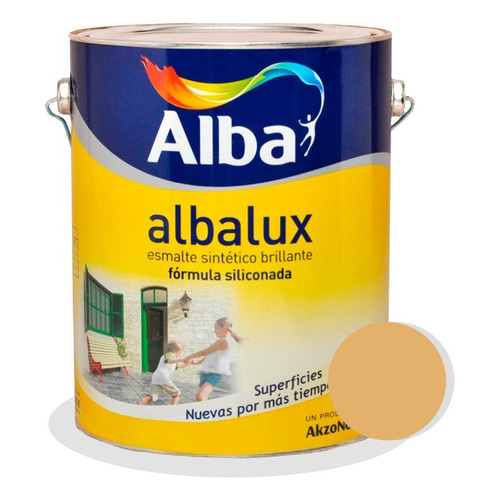 Albalux Colores Brillante 1lts Esmalte Sintetico - Sagitario Color Crema