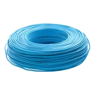 Rollo 100 Mts. Cable Unipolar 4 Mm. Celeste Norma Iram