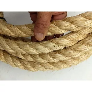 Cuerda De Ixtle De 1 Pulgada Calidad Premium Tramo De 3 M.