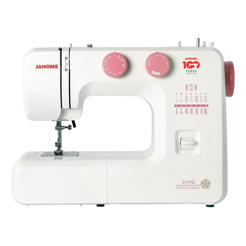 Máquina de coser recta Janome Edición Aniversario 311PG portable blanca 220V - 240V
