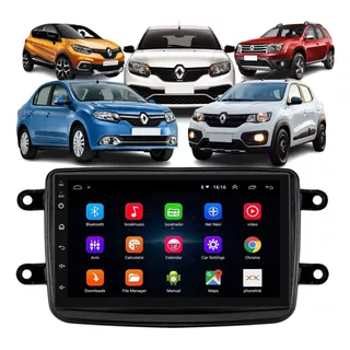 Central Multimidia Android 2gb Gps Wifi Carplay Moldura Câm