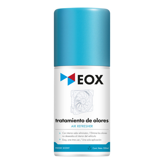 Eliminador De Olores Y Aromatizador Para Autos Eox 100 Ml