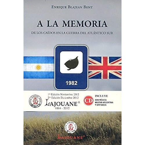 Libro A La Memoria De Los Caidos En La Guerra Del Atlantico 