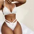 Conjunto Ropa Interior Para Mujer Lencería Sexy Encaje Rojo L