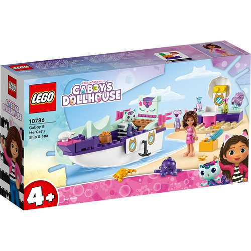 Lego 10786 Gabby's Dollhouse Barco Y Spa De Gabby Y Siregata Cantidad de piezas 88