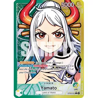 Yamato Lider Aa - Cartas One Piece Tcg Original