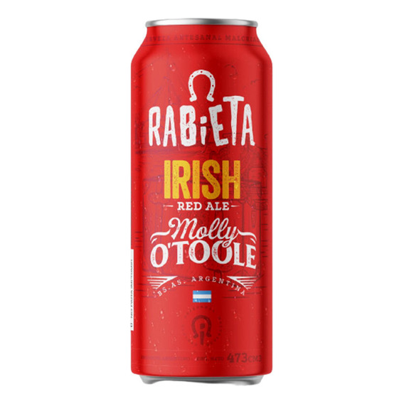 Cerveza Rabieta Red Irish 473cc X1