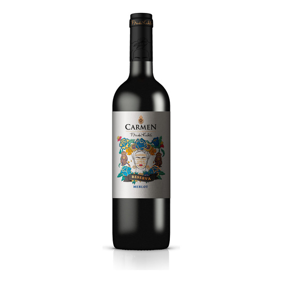 Vino Carmen Reserva Frida Kahlo Merlot 750cc X12