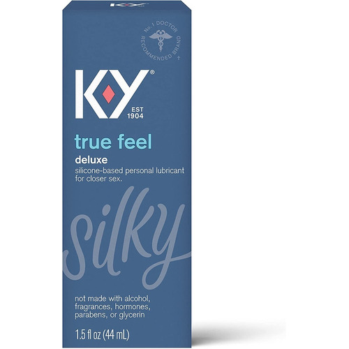 Lubricante K-y True Feel Premium, Base Silicona De 44 Ml