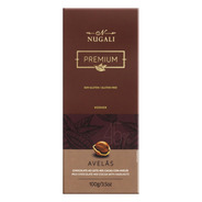 Chocolate Ao Leite 45% Cacau Com Avelãs Nugali Premium Caixa 100g