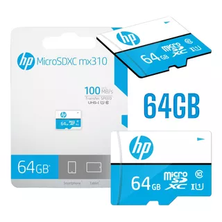 Memoria Micro Sd 64gb Hp 100mb/s Gb/hfud064-1u1ba Clase 10