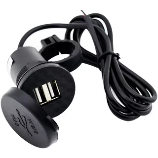 Tomada Carregador Celular Moto Gps 5v Usb 12v Universal